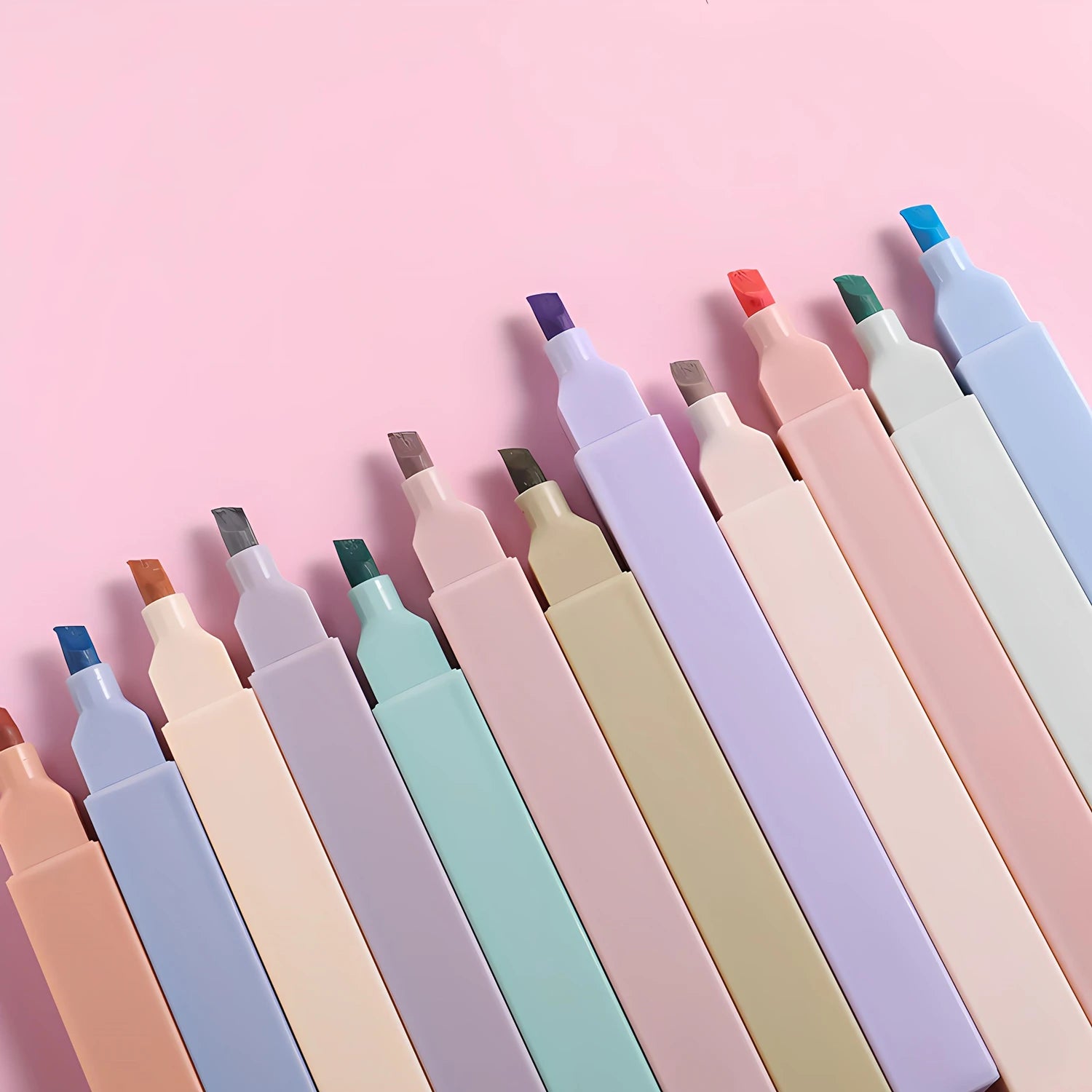 Highlighters Cute Pastel Pens