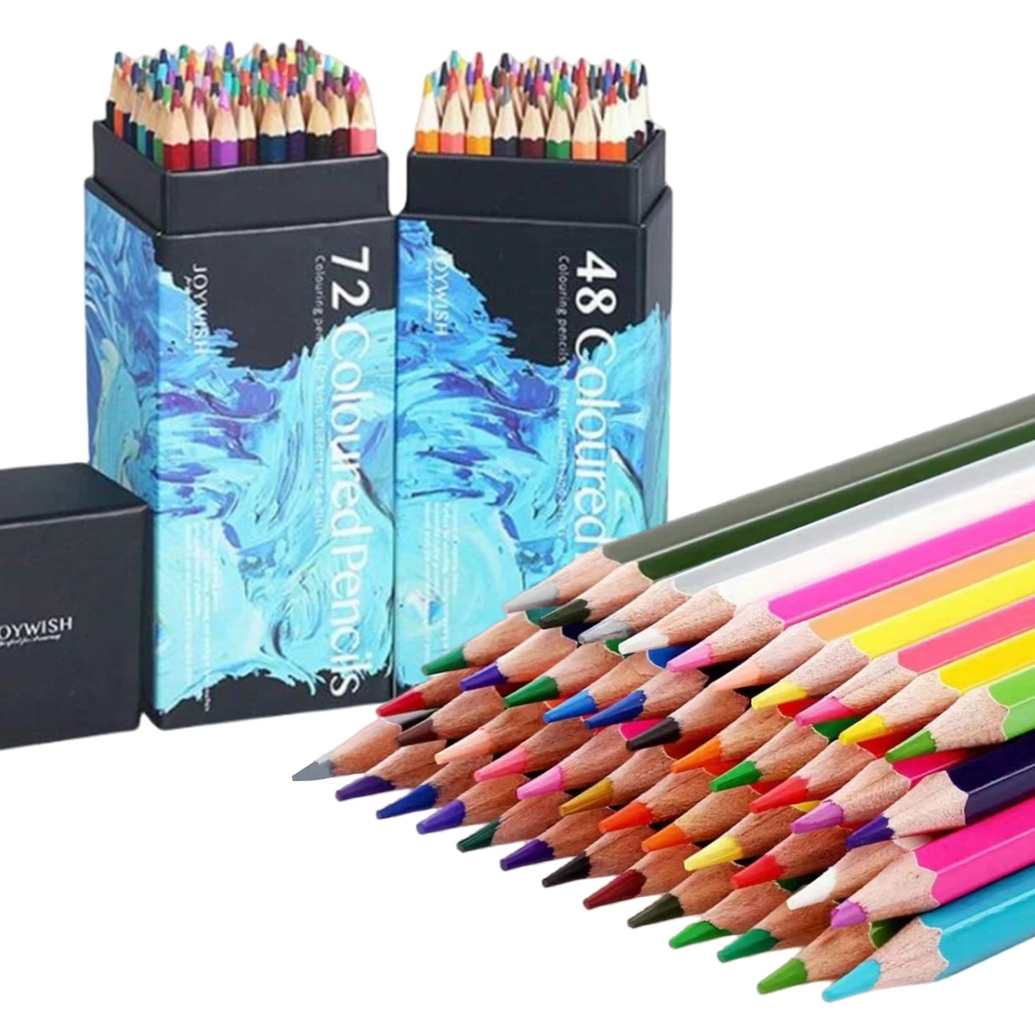 Professional 12/36/48/72 Colors Oily Wooden Colored Pencils Hexagon Wooden Handle Set Artist Painting Drawing Sketch Art Design